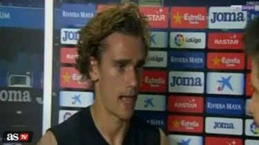 Griezmann storms off when reporter asks about his future