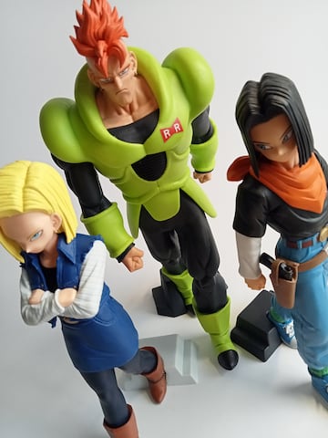 Androides 16, 17 y 18 de Dragon Ball Z por Banpresto