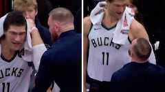 McGregor se encara con un jugador de la NBA en pleno partido