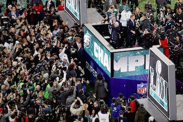 Así celebraron los Philadelphia Eagles su primer Vince Lombardi