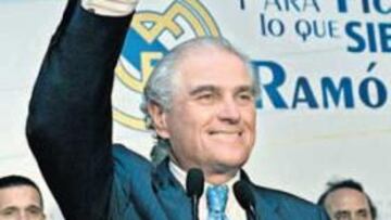 <b>PRESIDENTE SIN AMENAZAS. </b>Ramón Calderón, el pasado 2 de julio, cuando ganó el voto presencial.