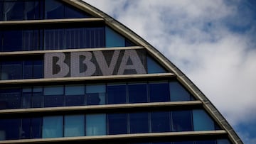 FILE PHOTO: The headquarters of the Spanish bank BBVA are seen in Madrid, Spain, June 12, 2018. REUTERS/Juan Medina/File Photo