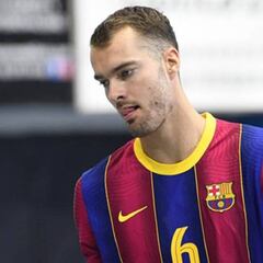 El jugador del Barça Casper Mortensen, positivo en COVID-19