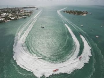 Campeonato Mundial de Key West en Florida de Súper Barcos categoría Extreme.