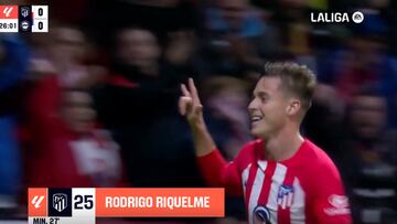 Tiene un diamante el Atleti: el golazo de Riquelme lo tiene todo