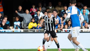 Dani Perejón, ante el CE Sabadell.