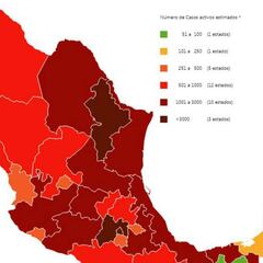 Mapa y casos de coronavirus en México por estados hoy 3 de septiembre