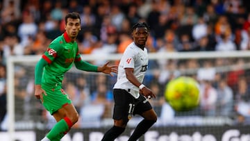 Torró durante el partido ante el Valencia.