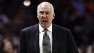 Gregg Popovich, técnico de los Spurs.