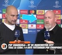 La entrevista más tensa a Pep: Guardiola miró así al periodista