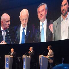 Debate presidencial en vivo hoy: los candidatos en Buenos Aires