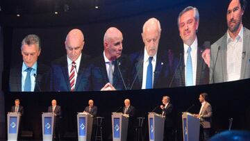 Sigue el segundo debate presidencial: Macri, Caño, Fernández, Centurión, Lavagna y Espert, previo a las elecciones de Argentina; hoy, domingo 20 de octubre.