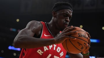 Pascal Siakam, durante un partido con los Toronto Raptors