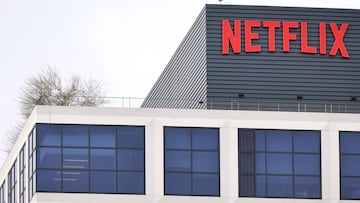 LOS ANGELES, CALIFORNIA - JANUARY 24: The Netflix logo is displayed at Netflix offices on January 24, 2024 in Los Angeles, California. Netflix shares jumped over ten percent in trading today after the company announced that it added over 13 million subscribers in the fourth quarter. Mario Tama/Getty Images/AFP (Photo by MARIO TAMA / GETTY IMAGES NORTH AMERICA / Getty Images via AFP)