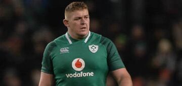 Tadhg Furlong durante un partido con Irlanda.