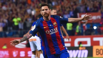 Messi, jugador del Barcelona.