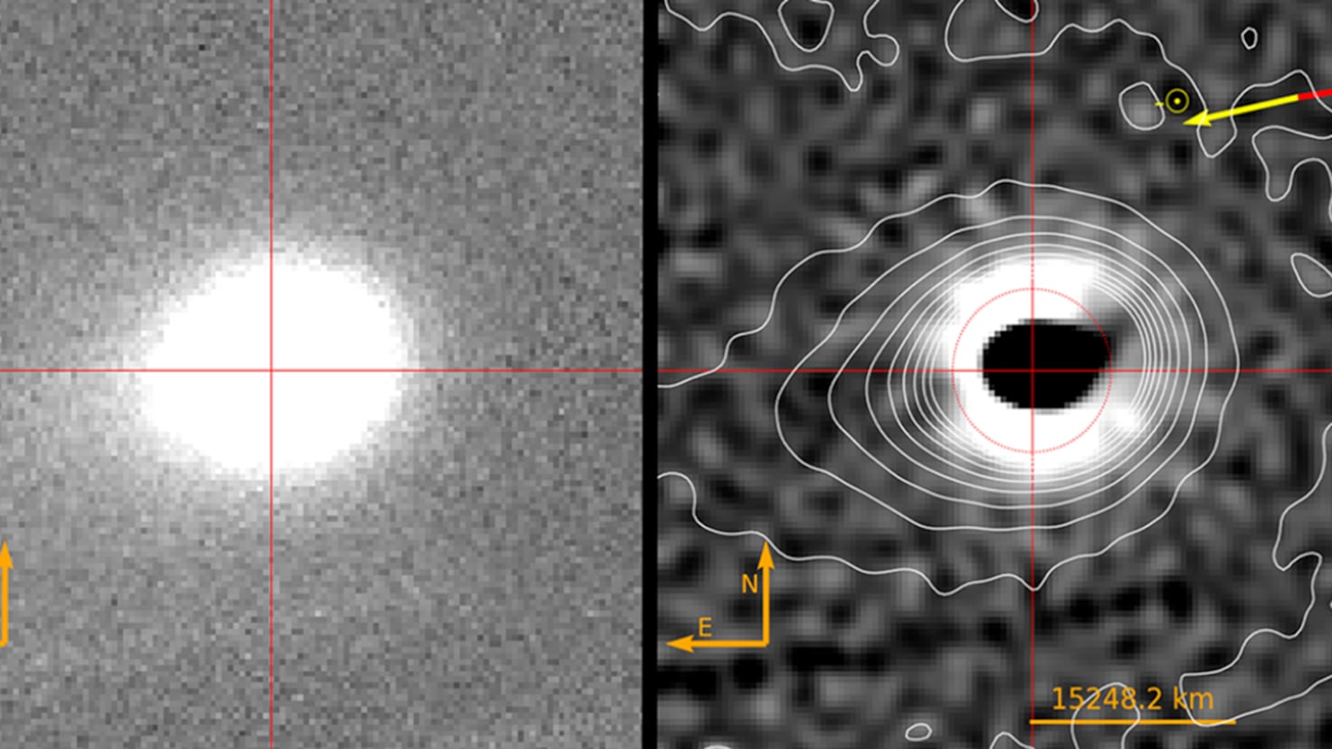 Descubren el primer jet periódico y oscilante en un cometa interestelar