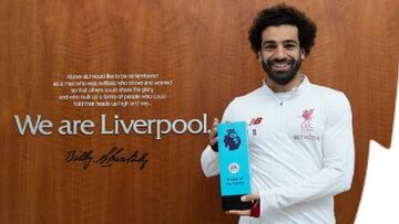 Salah, mejor jugador de febrero en la Premier League.