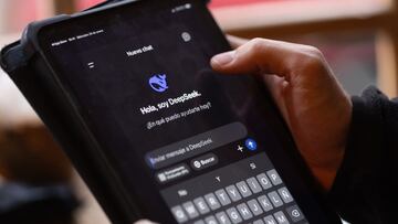 Una persona prueba el asistente DeepSeek, a 29 de enero de 2025, en Madrid (España). El asistente DeepSeek llegó a App Store el pasado 11 de enero, y ha escalado para ocupar la primera posición en la tienda de Apple en Estados Unidos, por delante de ChatGPT de OpenAI. DeepSeek es un asistente de Inteligencia Artificial (IA) generativa bajo una modalidad de uso gratuito. Además de responder preguntas en un formato conversacional, puede navegar por la web para ofrecer respuestas actualizadas, resumir documentos de texto de manera rápida y utilizar el razonamiento para resolver problemas complejos.
29 ENERO 2025;RECURSOS;IA;ASISTENTE;PROGRAMA
Eduardo Parra / Europa Press
29/01/2025