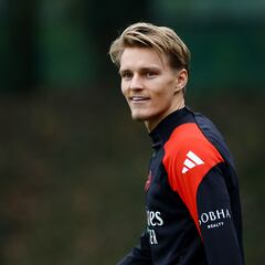 Odegaard, justo a tiempo con el Arsenal