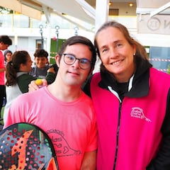 Carolina Navarro no se olvida de la fiesta del pádel inclusivo