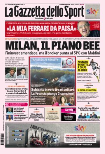 Portadas de la prensa deportiva