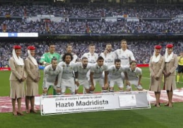 Once inicial del Real Madrid 