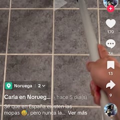Una española enseña cómo son las ‘fregonas’ en Noruega: “Nunca las había utilizado así...”