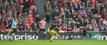 Koke marca el 0-1.