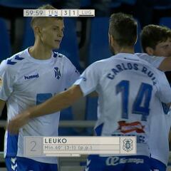 El Tenerife tumba a un gris Lugo