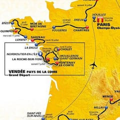 Tour de Francia 2018: etapas, perfiles y recorrido