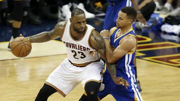 LeBron James ante Stephen Curry.