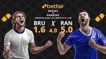 Club Brujas vs. Rangers FC: horario, dónde ver, pronósticos y cuadro