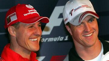 Michael y Ralf Schumacher.