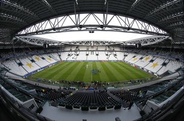 El Real Madrid entrenó en el Juventus Stadium.