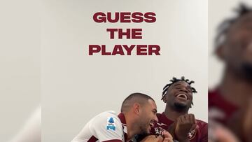 El colombiano se midió entre risas con el paraguayo y le ganó.