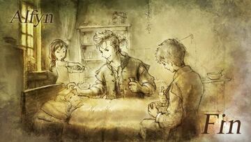 Habéis completado la historia de Alfyn, ¡enhorabuena!