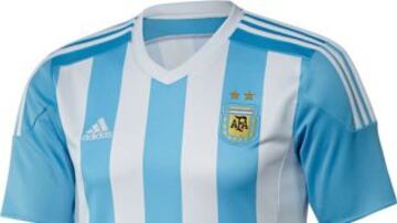 La camiseta oficial de Argentina