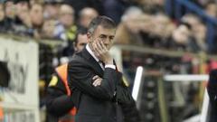 El entrenador del Levante Lucas Alcaraz.