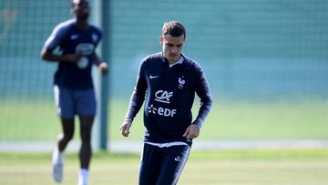 Mbappé, Varane y Umtiti no se entrenan; Griezmann, suave