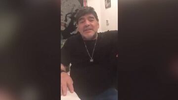 Maradona alienta a Lanús antes de la final de la Libertadores