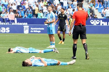 Pedro López frustra la fiesta del Málaga