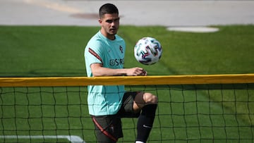 Andr&eacute; Silva, con la selecci&oacute;n de Portugal. 