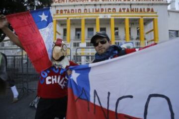 Las mejores imágenes de la previa del Ecuador - Chile