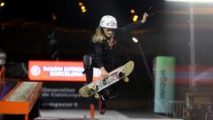 Daniela Terol patinando en el Extreme Barcelona 2021. 