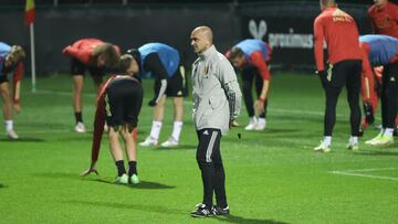 Roberto Martínez, seleccionador de Bélgica.