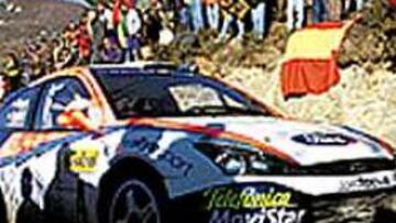 APOYO. Aficionados españoles animaron a Carlos Sainz.