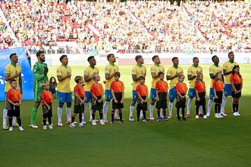 La Selección Colombia y la Selección de Brasil igualaron 1-1 en el cierre del Grupo D de la Copa América, gracias a las anotaciones de Rapinha y Daniel Muñoz.