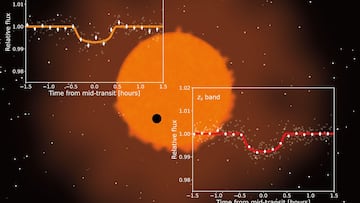 Nueva súper-Tierra en zona habitable a 100 años luz.
CENTRO DE ASTROBIOLOGÍA/EQUIPO MUSCAT)