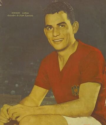 4.- Honorino Landa 193 goles, en 340 partidos, con una media de 0,57 por encuentro.